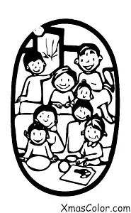 Christmas / I'll Be Home for Christmas: A family playing games together