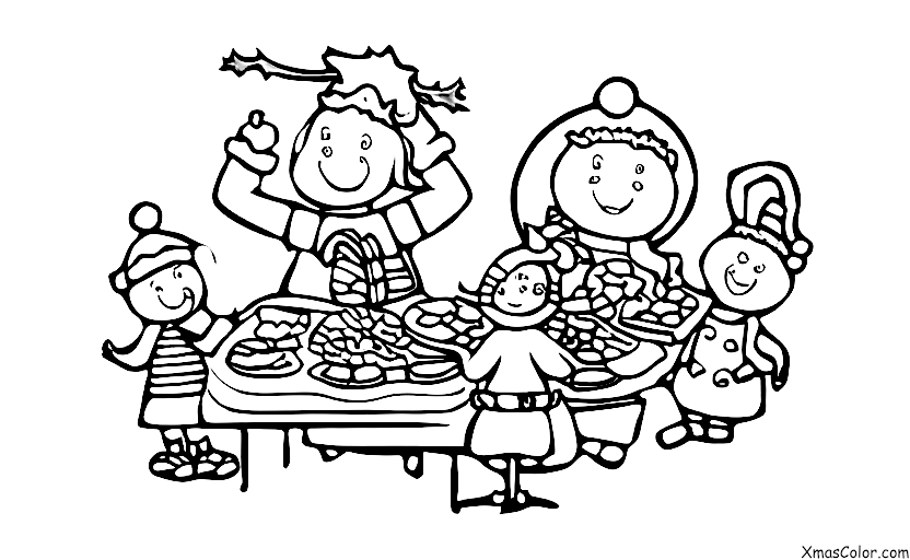 Christmas / Indoor Christmas activities: Eating Christmas cookies