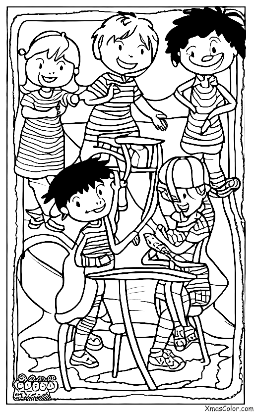 Christmas / Indoor Christmas activities: Playing charades