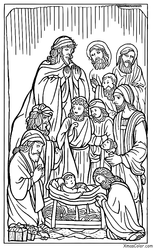 Christmas / Jesus' Birthday: Jesus is born