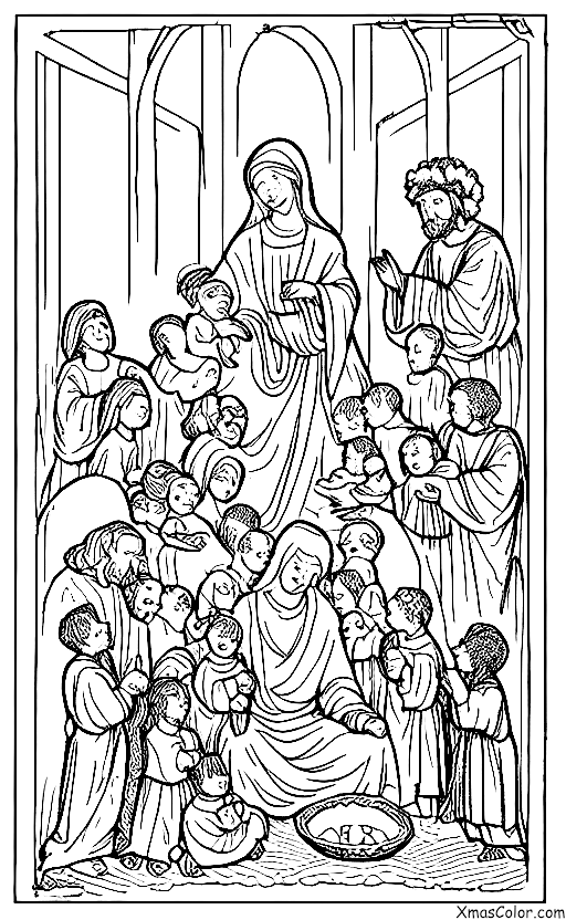 Christmas / Jesus' Birthday: The Nativity scene