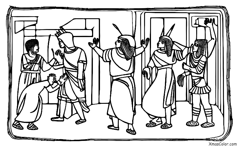 Christmas / Joseph: The Pharaoh's cupbearer and baker being thrown into prison