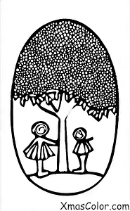 Christmas / Joy: A family decorating their Christmas tree