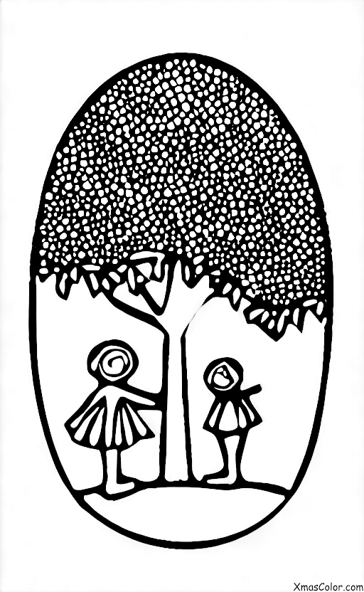 Christmas / Joy: A family decorating their Christmas tree