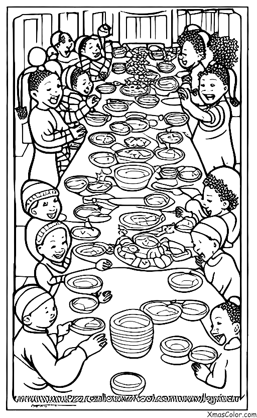 Christmas / Kwanzaa: Kwanzaa celebration