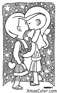 Christmas / Love: A Christmas kiss