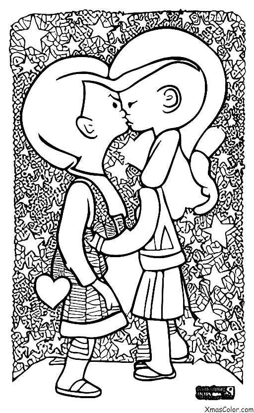 Christmas / Love: A Christmas kiss