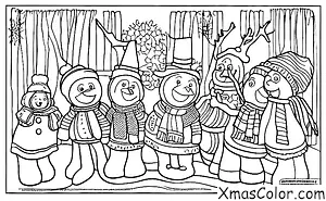 Christmas / Magic of Christmas: A snowman coming to life