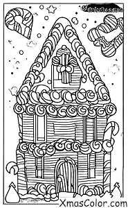 Christmas / Making Christmas Cookies: Making gingerbread houses