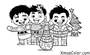 Christmas / Marvel Christmas: Hulk saving Christmas