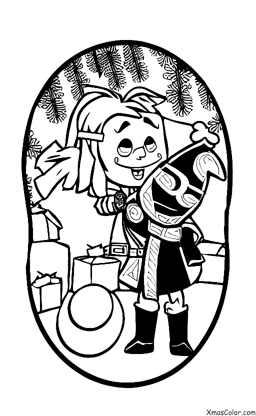 Christmas / Marvel Christmas: Thor saving Christmas