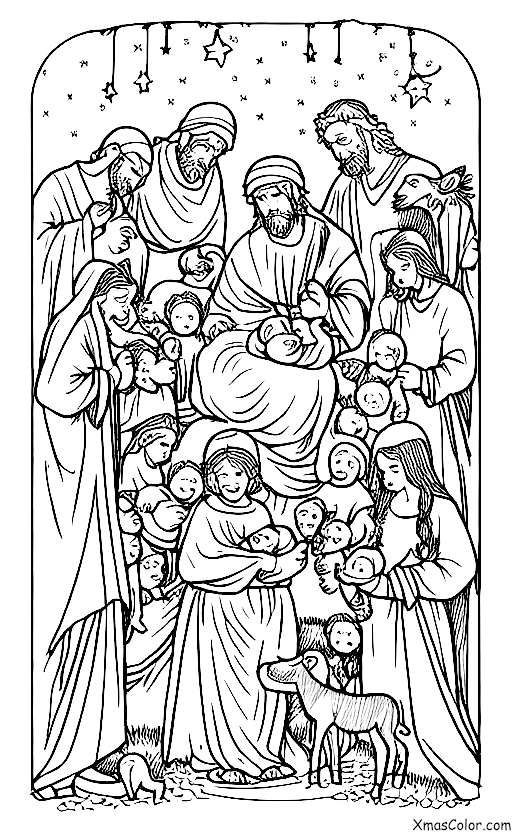 Christmas / Mary: The nativity scene