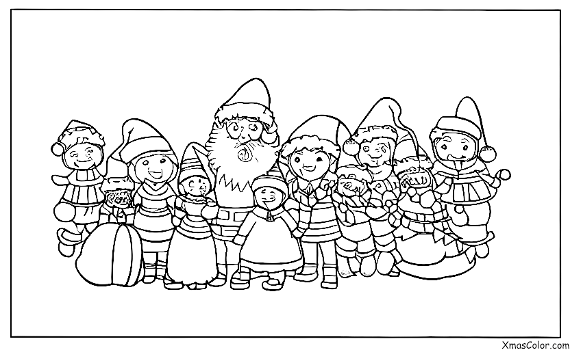 Christmas / Mr. & Mrs. Claus: Mr. & Mrs. Claus at the North Pole