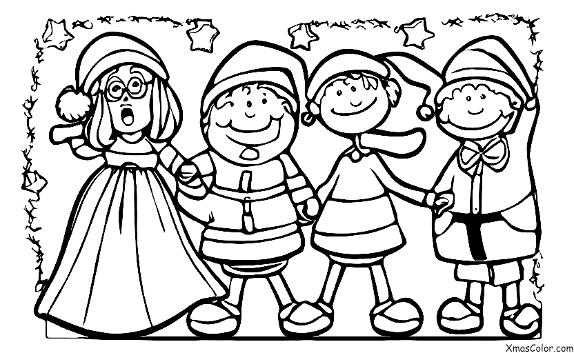 Christmas / Mr. & Mrs. Claus: Mr. & Mrs. Claus in their sleigh