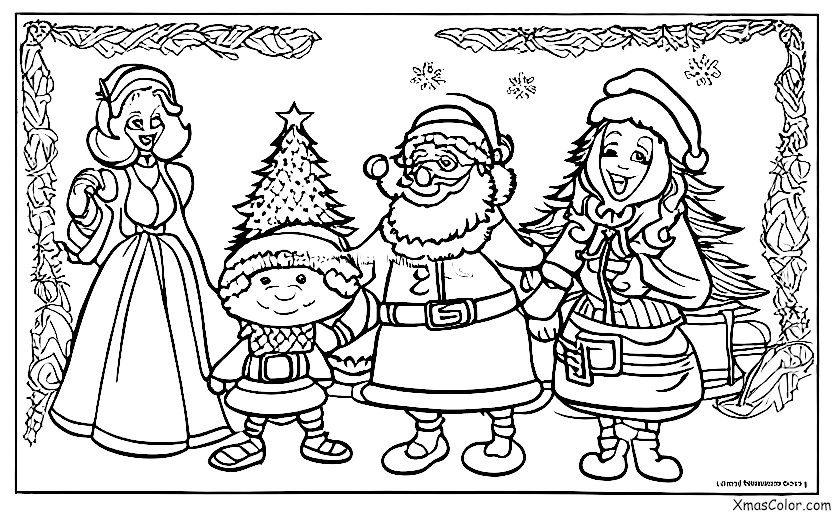 Christmas / Mrs. Claus: Mrs. Claus and Santa Claus together