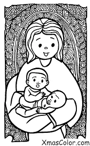 Christmas / O Holy Night: Jesus as a baby