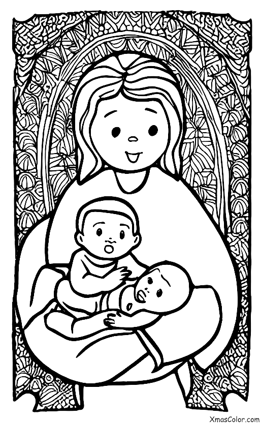 Christmas / O Holy Night: Jesus as a baby