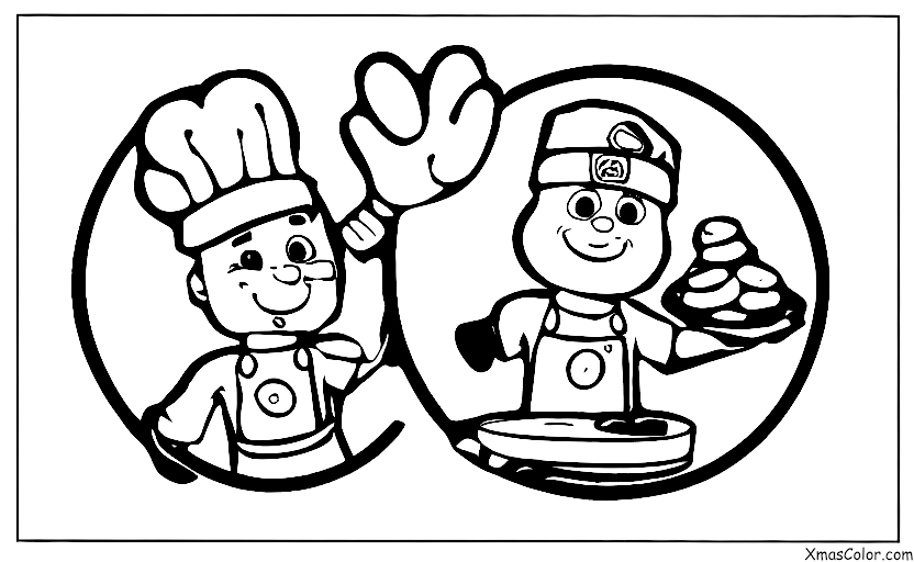 Christmas / PAW Patrol Christmas: Marshall cooking Christmas cookies