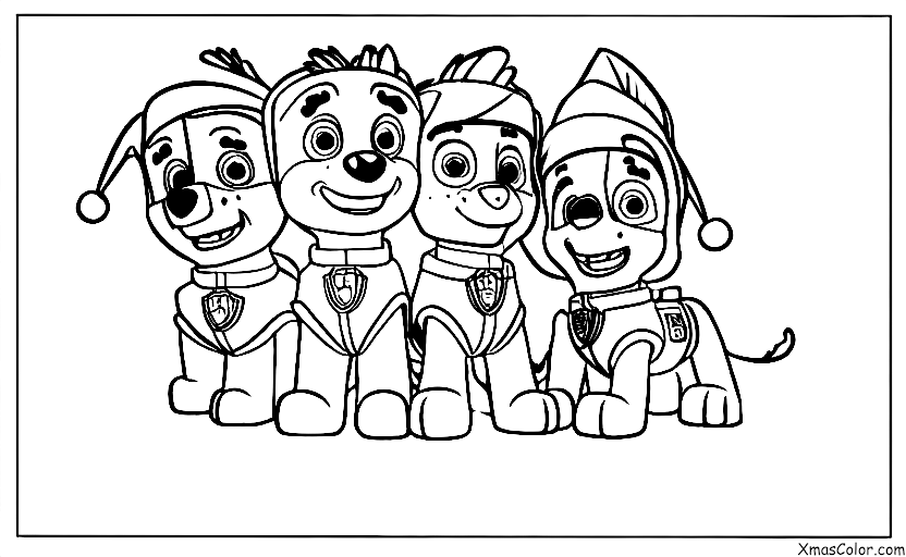 Christmas / PAW Patrol Christmas: The PAW Patrol pups singing Christmas carols