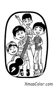 Christmas / Pixar Christmas: "Coco" Coloring Page