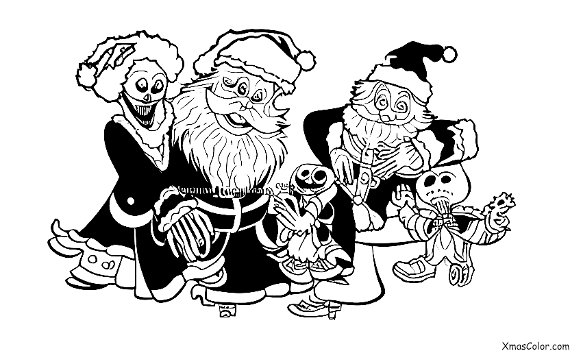 Christmas / Pixar Christmas: Santa Claus from The Nightmare Before Christmas