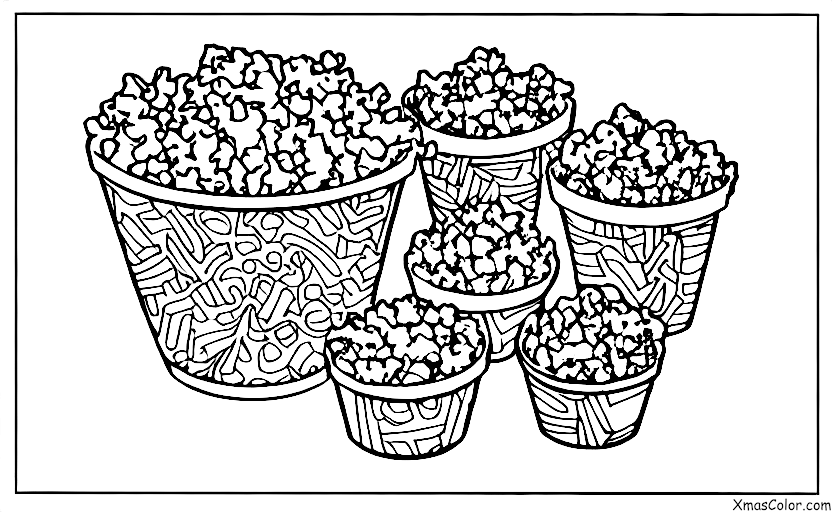 Christmas / Popcorn: Flavored Christmas popcorn