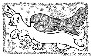 Christmas / Prancer: Prancer flying