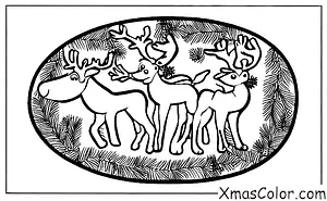 Christmas / Reindeer: Dasher, Dancer, Prancer, and Vixen