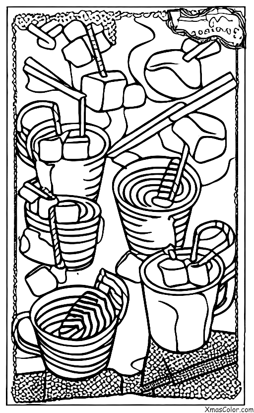 Christmas / Roasted Marshmallows: Roasted Marshmallows in a Cup