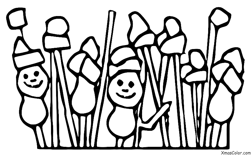 Christmas / Roasted Marshmallows: Roasted Marshmallows on a Stick