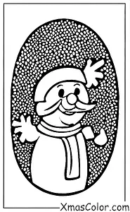 Christmas / Santa Claus: Santa painting