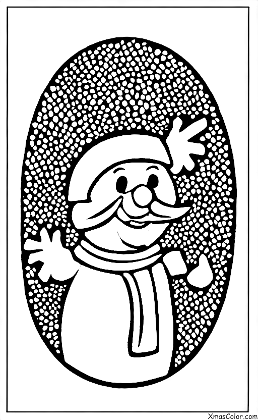 Christmas / Santa Claus: Santa painting