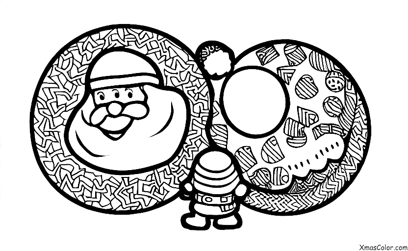 Christmas / Sci-Fi Christmas: Santa and his UFO