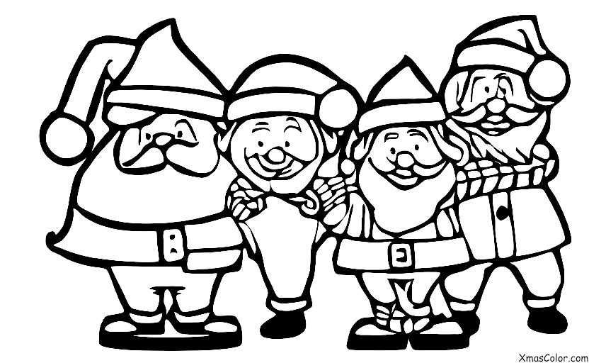 Christmas / Sleigh Bells: Santa Claus ringing sleigh bells