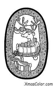 Christmas / Sleigh: Reindeer Sleigh