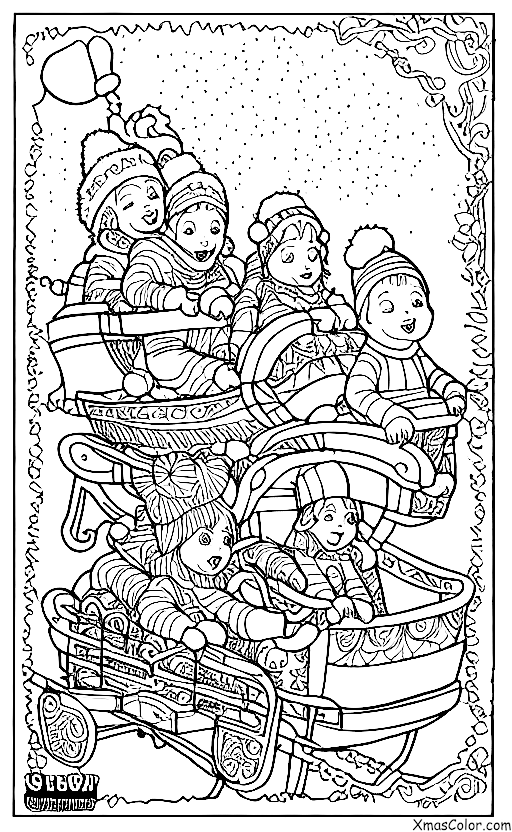 Christmas / Sleigh: Sleigh Rides In The Snow