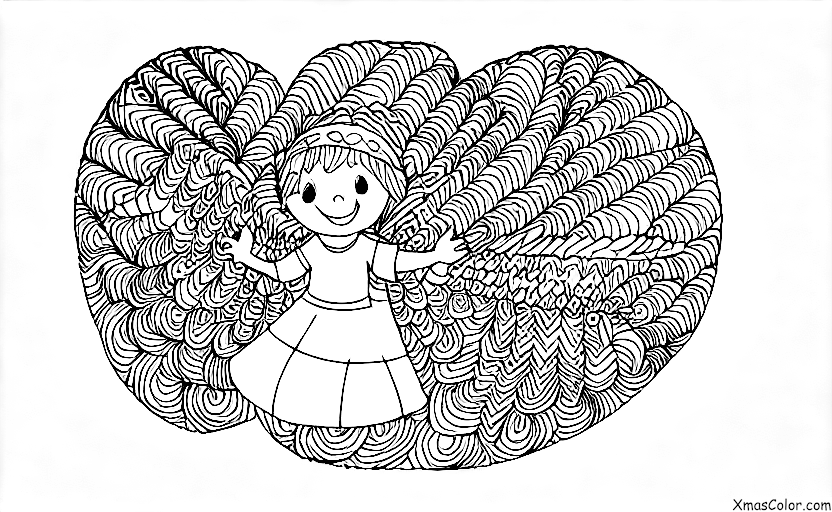 Christmas / Snow Angels: A snow angel