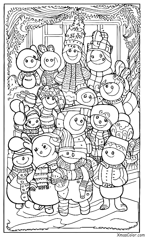 Christmas / Snow Man: Snow Man and his friends