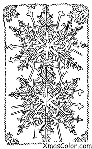 Christmas / Snowflakes: A group of snowflakes falling