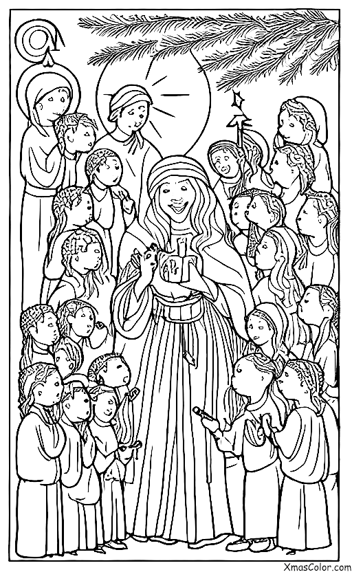 Christmas / St. Lucia's Day: St. Lucia and the children of light