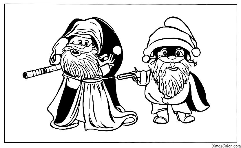 Christmas / Star Wars Christmas: Jedi Santa