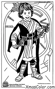 Christmas / Star Wars Christmas: Santa Luke Skywalker