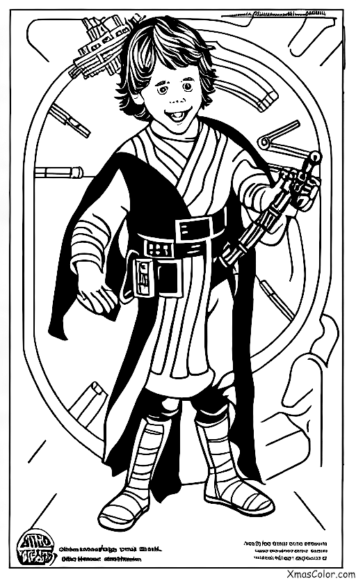 Christmas / Star Wars Christmas: Santa Luke Skywalker