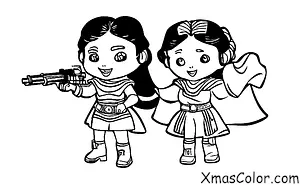 Christmas / Star Wars Christmas: Santa Princess Leia