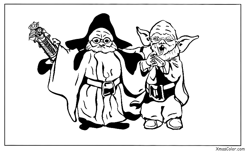 Christmas / Star Wars Christmas: Santa Yoda