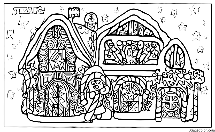 Christmas / Star Wars Christmas: Star Wars Gingerbread House