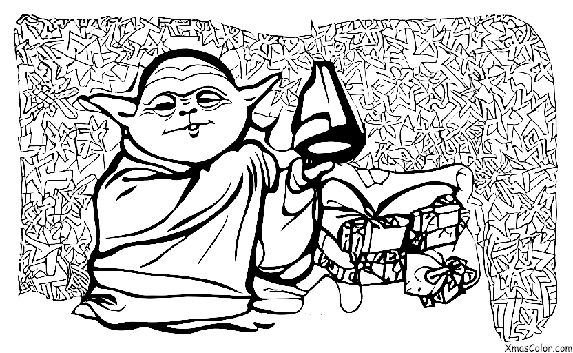 Christmas / Star Wars Christmas: Yoda Santa