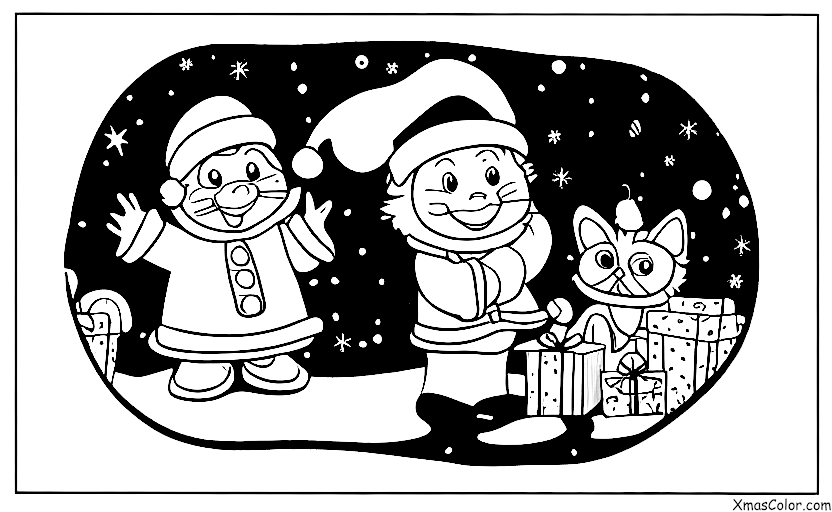 Christmas / Strange Christmas: A Christmas Story where Santa is a Cat