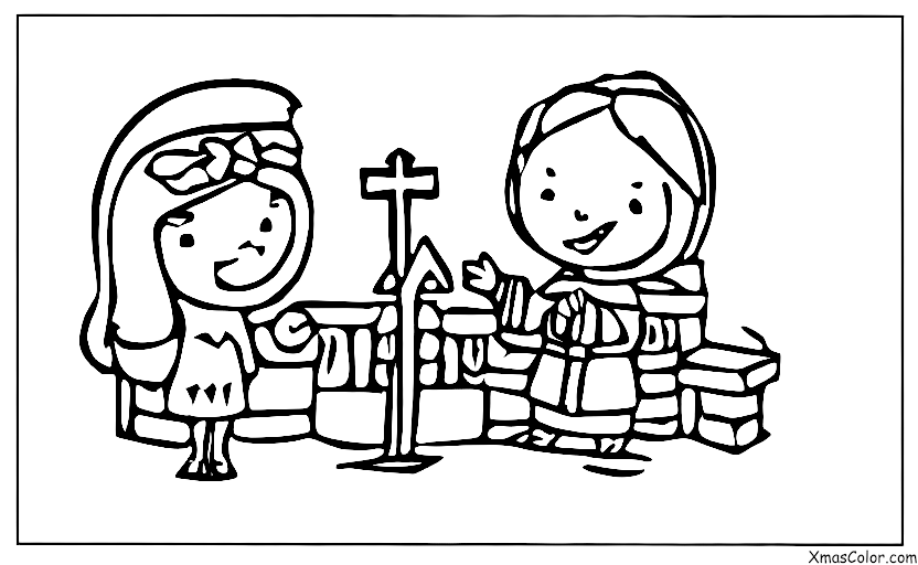 Christmas / The First Noel: The First Noel being sung in a church