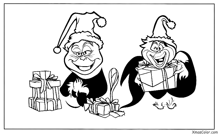 Christmas / The Grinch: The Grinch in his cave